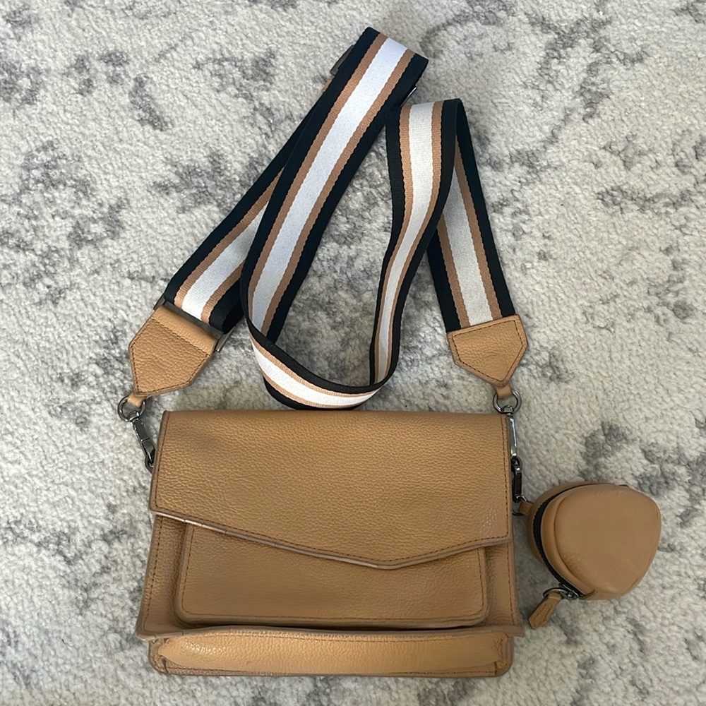 Botkier crossbody beige bag with coin purse